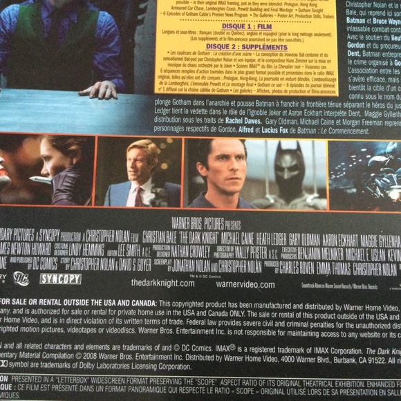 The Dark Knight 2 Disc Special Edition DVD Heath Ledger - Picture 2 of 8